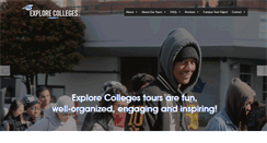 Desktop Screenshot of explorecolleges.org